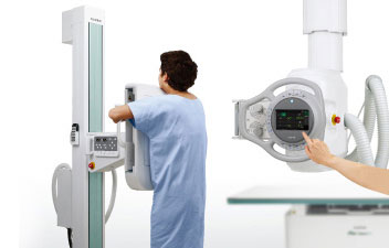 Ceiling Suspended Tube Stand